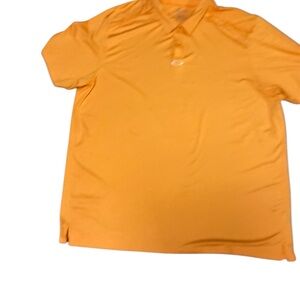 Oakley Regular Fit Mens Orange Polo Shirt XXL